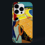 Coques Pour iPhone Vintage voyage, Tennis, Sports, Monte Carlo Monaco<br><div class="desc">Illustration vintage Voyage européen ou étiquette de bagages de Monte Carlo à Monaco avec un couple tenant des raquettes de tennis et regardant un tournoi de tennis près de la plage et la belle mer Méditerranée bleue. Amour et romantisme sur les courts de tennis. Monte Carlo est le casino le...</div>