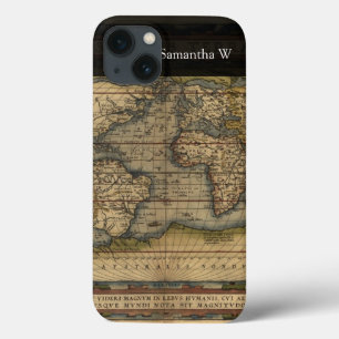 Etui iPhone 13 Vintage World Map Atlas Historical Design