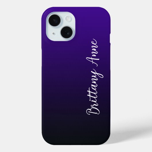 Coques Case-Mate iPhone Violet à noir (Verso)