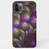 Coques Case-Mate iPhone Violet Abstrait violet violet kaki fractal (Dos)