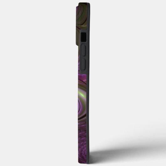 Coques Case-Mate iPhone Violet Abstrait violet violet kaki fractal (Verso / Gauche)