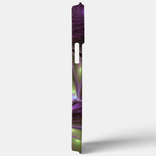 Coques Case-Mate iPhone Violet Abstrait violet violet kaki fractal (Verso / Droite)