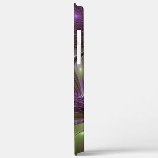 Coques Case-Mate iPhone Violet Abstrait violet violet kaki fractal (Verso / Gauche)