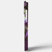 Coques Case-Mate iPhone Violet Abstrait violet violet kaki fractal (Verso / Gauche)