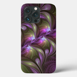 Case-Mate iPhone Case Violet Abstrait violet violet kaki fractal