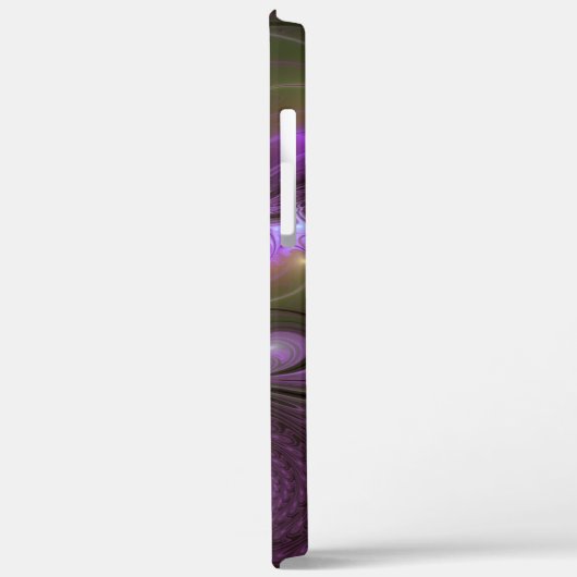 Coques Case-Mate iPhone Violet Abstrait violet violet kaki fractal (Verso / Gauche)