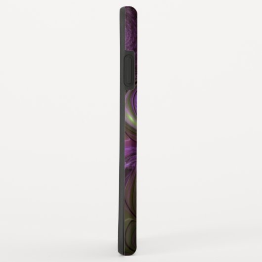 Coques Case-Mate iPhone Violet Abstrait violet violet kaki fractal (Dos/Droite)