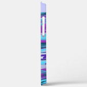 Coques Case-Mate iPhone Violet, Aqua, Turquoise & Vert Peint Abstrait Art (Verso / Gauche)