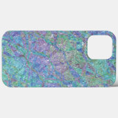 Coques Case-Mate iPhone Violet bleu turquoise rose Motif (Verso (horizontal))