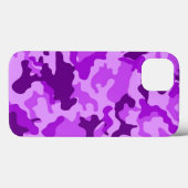 Coques Case-Mate iPhone Violet Camo Motif (Verso (horizontal))