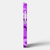 Coques Case-Mate iPhone Violet Camo Motif (Verso / Gauche)