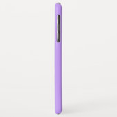 Coques Case-Mate iPhone Violet clair pastel solide (Dos/Gauche)
