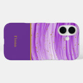 Coques Case-Mate iPhone Violet coloré moderne (Verso (horizontal))