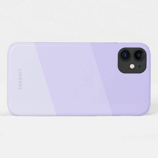 Coques Case-Mate iPhone Violet de gradient géométrique minimal moderne  (Dos (Horizontal))