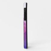 Coques Case-Mate iPhone Violet diamant transparent graphique (Dos/Gauche)