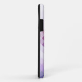 Coques Case-Mate iPhone Violet diamant transparent graphique (Dos/Droite)