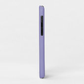 Coques Case-Mate iPhone Violet et blanc | Monogramme moderne (Dos/Gauche)