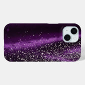 Coques Case-Mate iPhone Violet et diamants - Éblouissant (Verso (horizontal))
