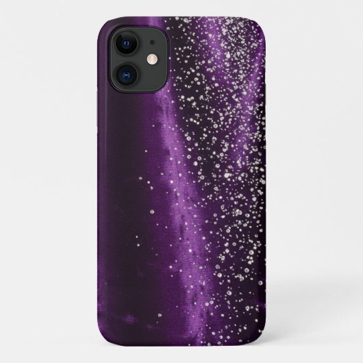 Coques Case-Mate iPhone Violet et diamants - Incroyable Barely TherePro Ma (Dos)
