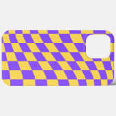 Coques Case-Mate iPhone Violet et jaune rétro  (Verso (horizontal))