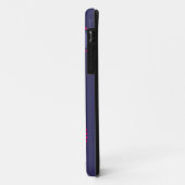 Coques Case-Mate iPhone Violet et Rose Paisley (Dos/Gauche)
