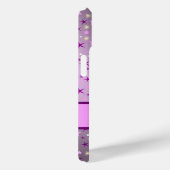Coques Case-Mate iPhone violet,étoiles,personnaliser + étui, étui, (Verso / Droite)