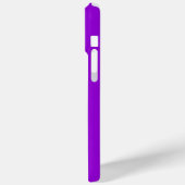 Coques Case-Mate iPhone Violet foncé et blanc Garder calme et amour violet (Verso / Gauche)