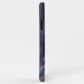 Coques Case-Mate iPhone Violet foncé violet gris Brown Géode Marbre Art (Dos/Droite)