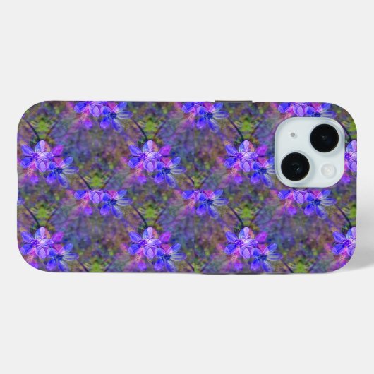 Coques Case-Mate iPhone Violet garden...... (Verso (horizontal))