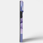 Coques Case-Mate iPhone Violet Lilac Joli Hydrangea Monogramme (Verso / Droite)