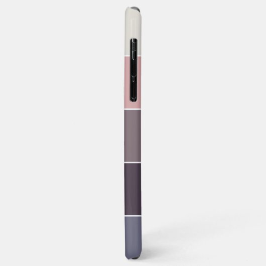 Coques Case-Mate iPhone Violet Mauve Taupe Peach Peach Pres Rose (Dos/Gauche)