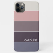 Coques Case-Mate iPhone Violet Mauve Taupe Peach Peach Pres Rose (Dos)