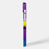 Coques Case-Mate iPhone Violet Noir Jaune Explosion Couleur amusant (Verso / Gauche)