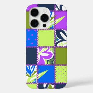 Coques iPhone 16 Pro Violet pokii hawaïen à fleur et à pointes
