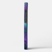 Coques Case-Mate iPhone Violet Rencontre Turquoise Moderne Art Fractal Abs (Verso / Gauche)