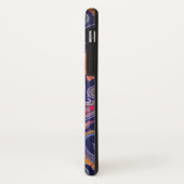 Coques Case-Mate iPhone Violet Rose Paisley (Dos/Gauche)