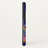 Coques Case-Mate iPhone Violet Rose Paisley (Dos/Droite)