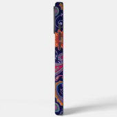 Coques Case-Mate iPhone Violet Rose Paisley (Verso / Gauche)