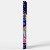 Coques Case-Mate iPhone Violet Rose Paisley (Verso / Droite)