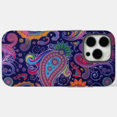 Coques Case-Mate iPhone Violet Rose Paisley (Verso (horizontal))