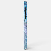 Coques Case-Mate iPhone Violet rose Turquoise violet Motif Abalone (Dos/Gauche)