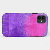 Coques Case-Mate iPhone Violet Sunset | Abstract painting (Dos (Horizontal))