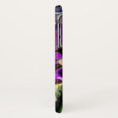 Coques Case-Mate iPhone Violet, Vert citron, Art Fluide Noir (Dos/Gauche)