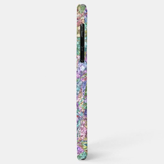 Coques Case-Mate iPhone Violet violet bleu turquoise rose Motif (Dos/Gauche)