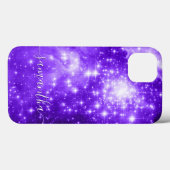 Coques Case-Mate iPhone Violet Violet Étoiles Étincelantes Céleste Photo (Verso (horizontal))
