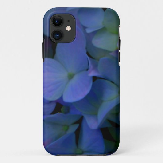 Coques Case-Mate iPhone Violet violet rose bleu hydrangée fleurie (Dos)