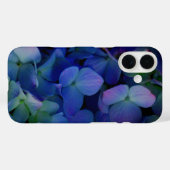 Coques Case-Mate iPhone Violet violet rose bleu hydrangée fleurie (Verso (horizontal))