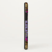 Coques Case-Mate iPhone Violets Baylphine beau monogramme (Dos/Droite)