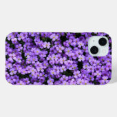 Coques Case-Mate iPhone Violets coques iphone de fleurs violettes (Verso (horizontal))
