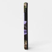 Coques Case-Mate iPhone Violette à pieds d'oiseau avec bluets (Dos/Gauche)